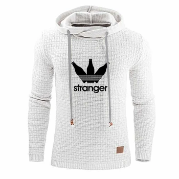 

Spring Men’s Hoodies Hooded Sweatshirt Stranger Letter Printed Long Sleeve Hoodie Casual Sweatshirts Menswear Sportswear