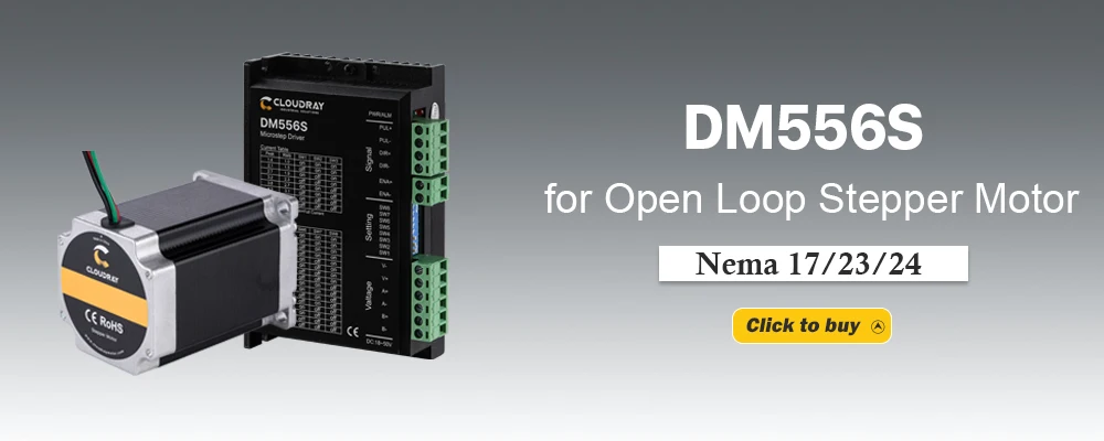 Description Picture 2 of itemDM556S 2 Phase Stepper Motor Driver 18-50VDC 1.4-5.6A Stepper Motor Controller for Nema17 Nema23 Nema34