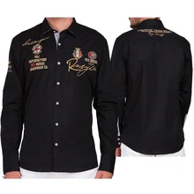 ZOGAA, повседневная мужская рубашка с длинным рукавом, с буквенным принтом, мужская приталенная рубашка на пуговицах, официальная одежда, рубашки, мужская одежда