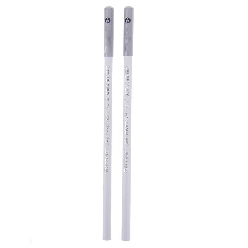 2 шт. белый пастельный темно-серый карандаш для рисования скетчей искусства ремесло