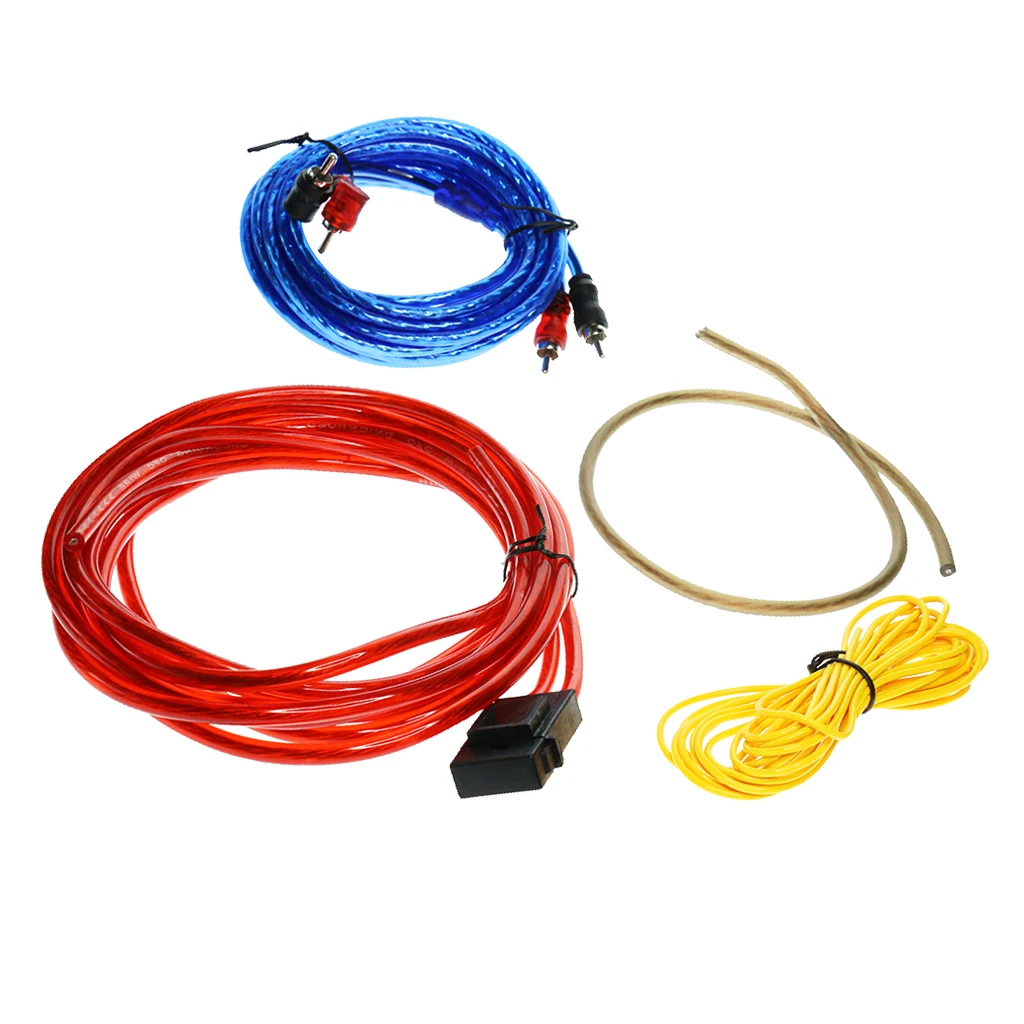 High Quality Car Audio Subwoofer Amplifier Installation AMP Wire Cable Kit