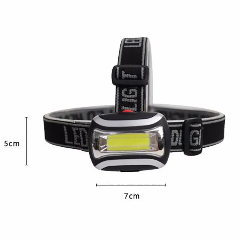 Мини 3 режима COB налобный фонарь, налобный фонарь, фонарь, освещение, водонепроницаемый Головной фонарь, фонарь для охоты, рыбалки