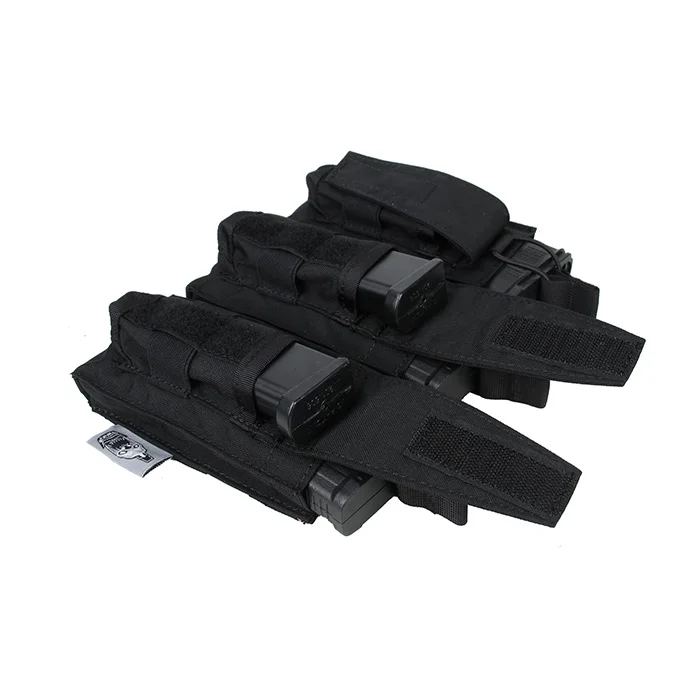 TBS Tactical M4 и пистолет тройной подсумок комбо Открытый верх Molle Mag Pouch панель(SKU051377