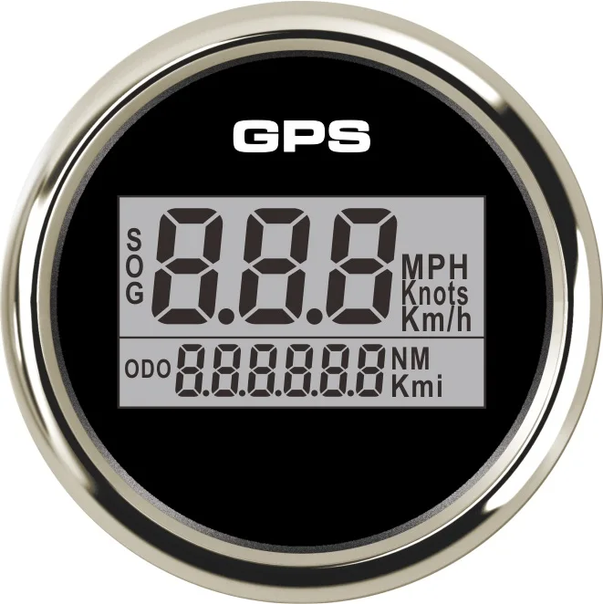 Универсальные цифровые спидометры с подсветкой 8 цветов 52 мм GPS-одометры милометр