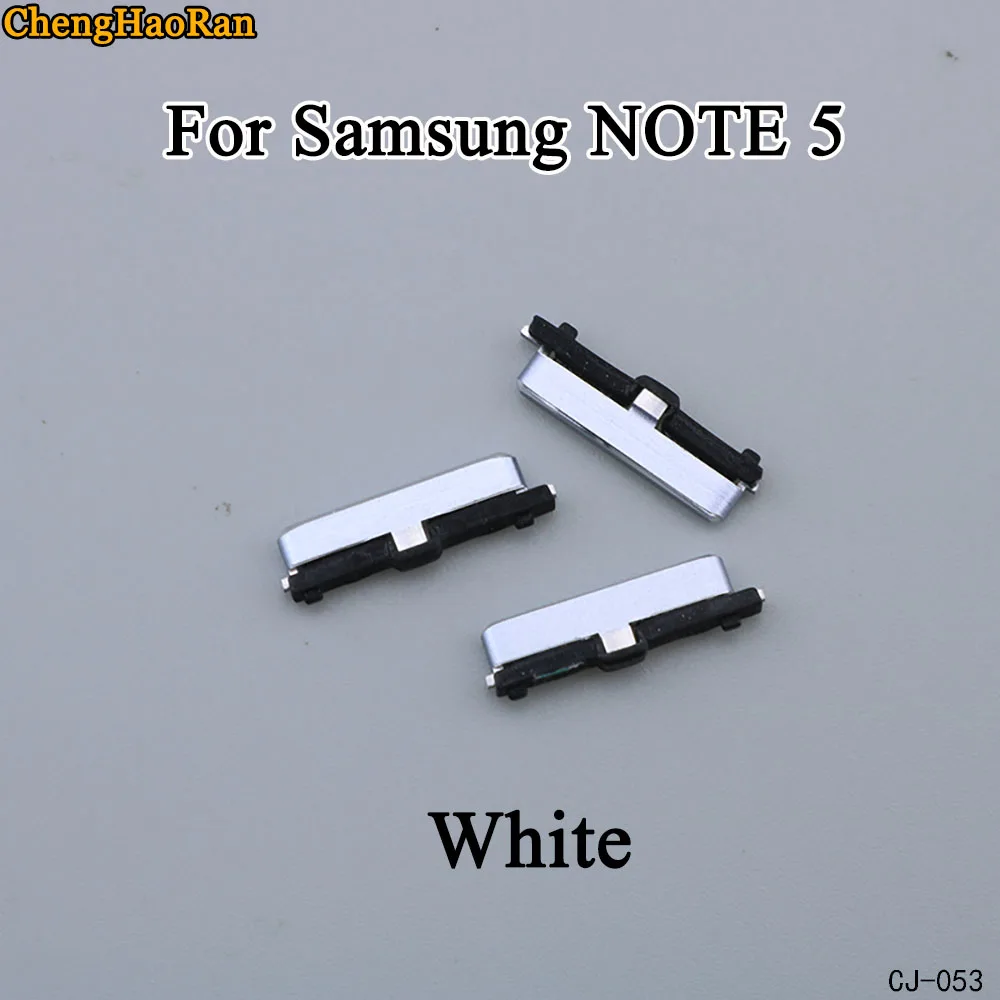 ChengHaoRan 1 комплект для samsung Galaxy Note 4 Note 5 мощность громкость, выключение звука Кнопка боковые запасные части замена