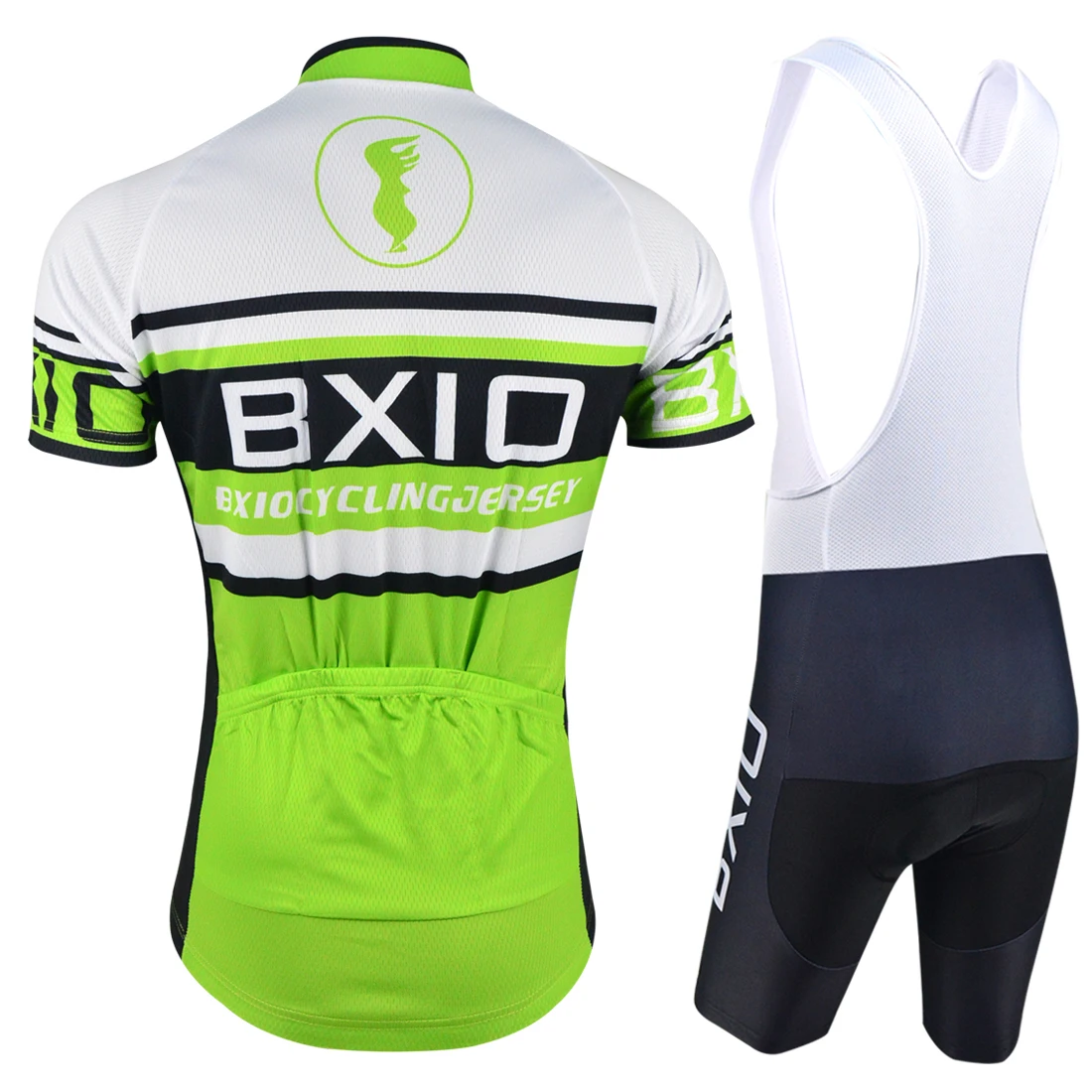 Велосипедные трикотажные изделия bxio Ropa De Ciclismo профессиональная велосипедная одежда летняя одежда с коротким рукавом Зеленая майка велокостюмы 009