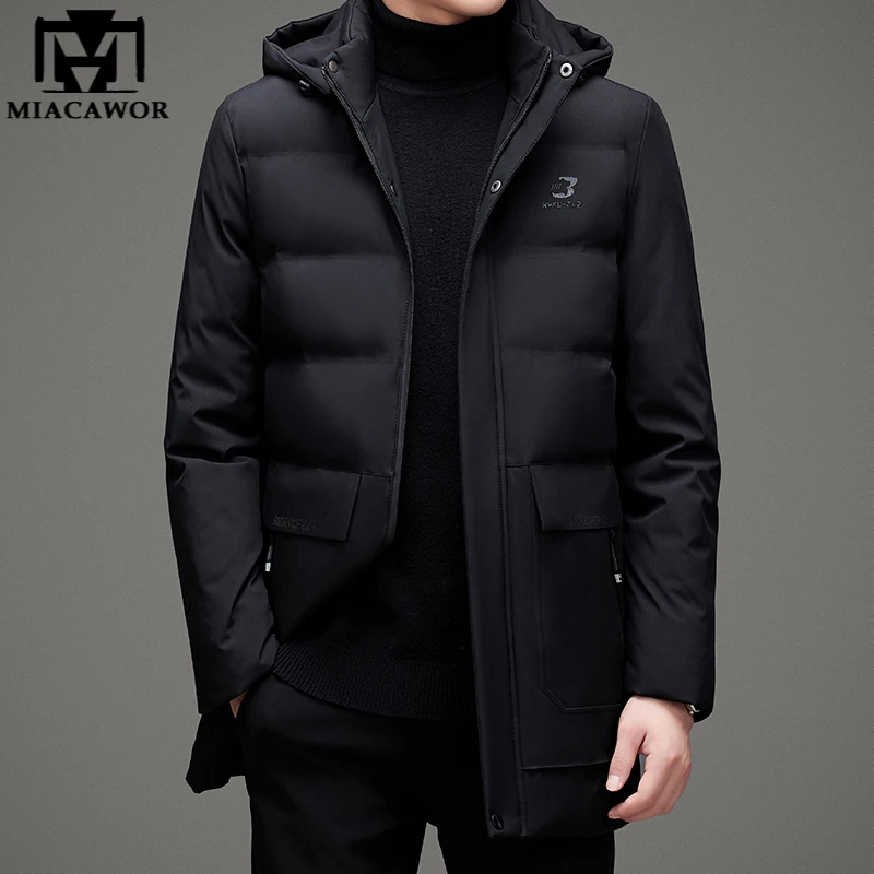 Winter Casual Cotton-Padded Jacket Warm Men Parka Outwear Mens Coat Clothes