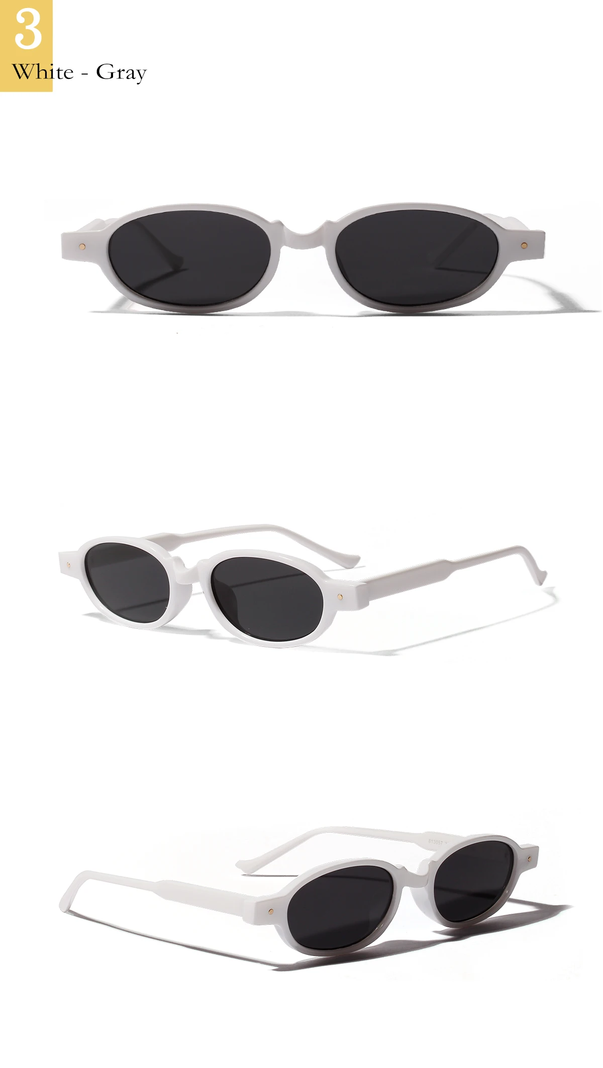 PC Oval Steampunk Sunglasses Women Men Small Sun Glasses Steam Punk Retro Black Glasses UV400
