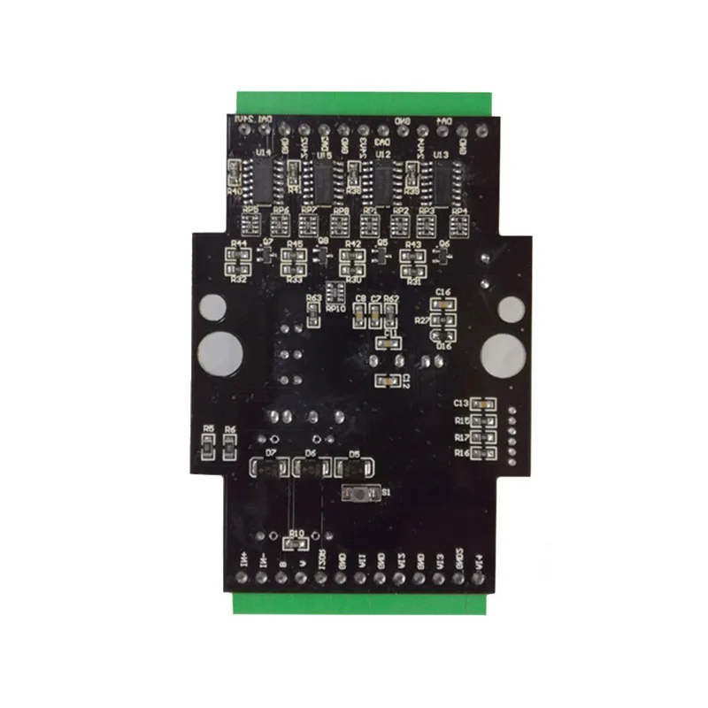 4AI/4AO 4 дорожный аналоговый вход, выход Aata модуль сбора RS485 MODBUS 12 бит промышленного класса AD/DA чип 0-20 мА/4-20 мА/0-5 В