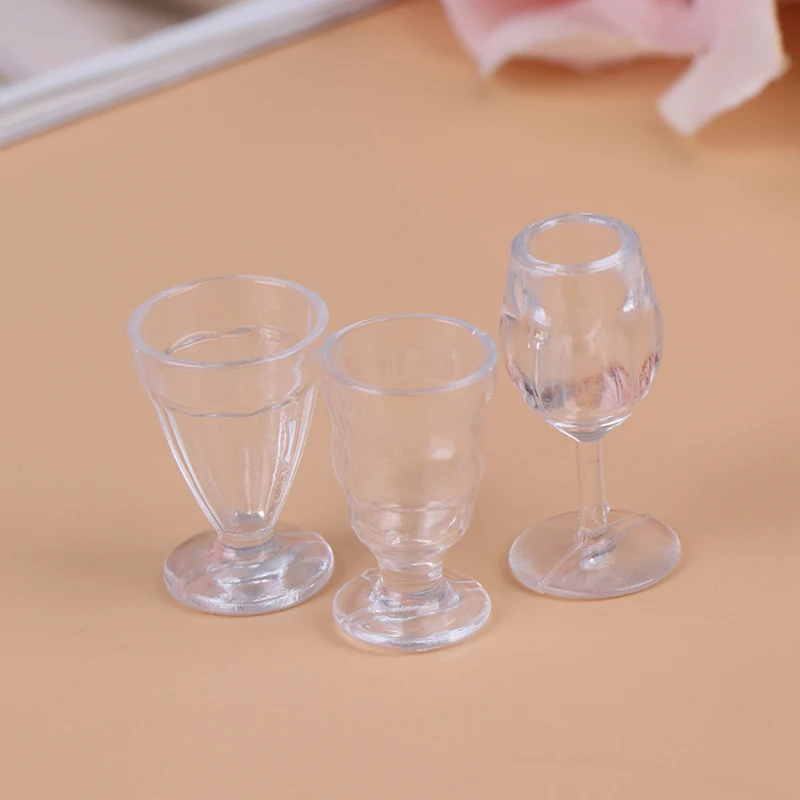 17 шт./компл. 1:12 кукольный домик прозрачный мини-DIY ролевые игры игрушка «кухонные принадлежности» чашки для питья блюдо миниатюрные столовые приборы