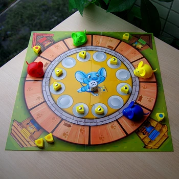 

Mouse stealing cheese creative flying chess fun board game multiplayer parent-child Family Party Game