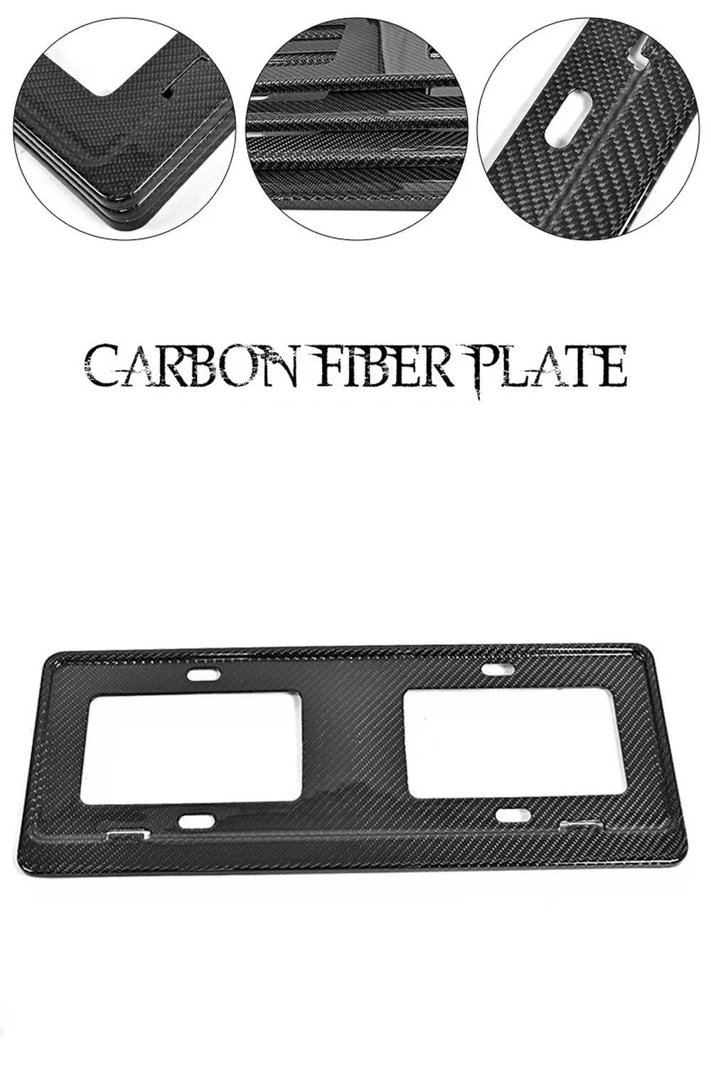 Настоящая карбоновая рамка для номерного знака, защитная стойка для BMW Benz Audi VW Ford Toyota, держатель для номерного знака
