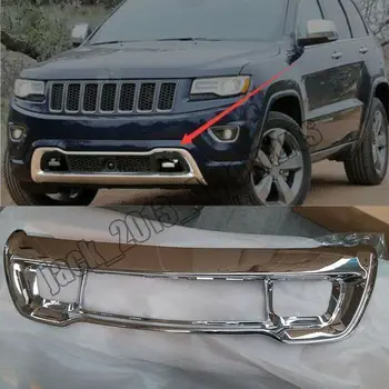

Car modification Car accessories 1PC Auto Chrome Front Fascia Bumper Applique For Jeep Grand Cherokee 2014-2016