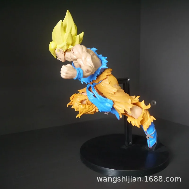 Аниме Dragon Ball Weekly Young 50 юбилей Goku битва повреждения Saiyan человек Гараж Комплект Модель украшения подарок