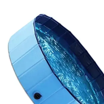

Dog Pool Foldable Dog Swimming Pool Pet Bath Swimming Tub Bathtub Pet Swimming Pool Collapsible Bathing Pool for Dogs Cats Kids