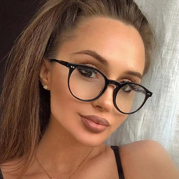 

Feishini Computer Glasses Men Rays Radiation Gamin Eyewear Plastic Titanium Anti Blue Light Glasses Women Optical Oval Frame