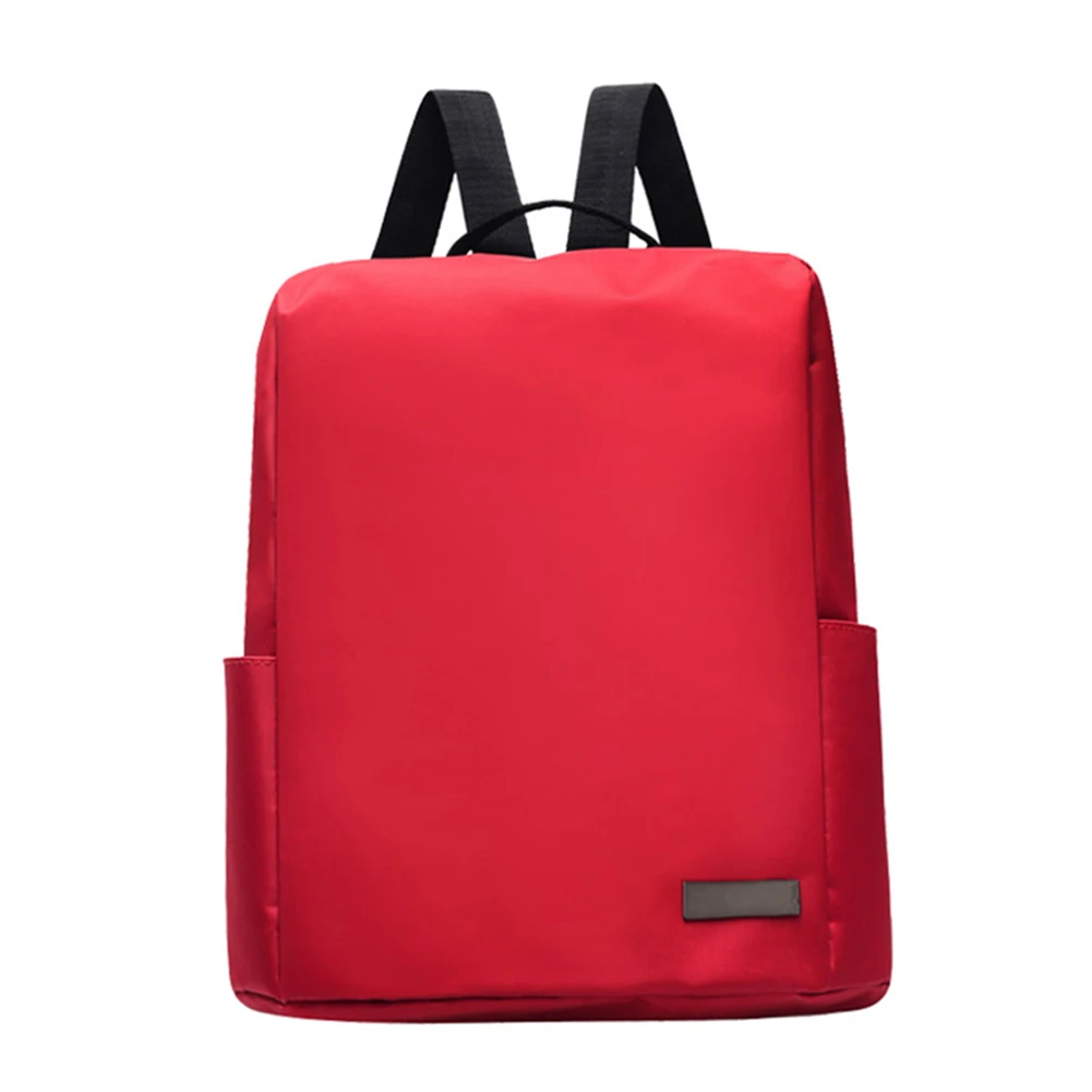 Women Casual Waterproof Nylon Backpack School Travel Bags for Teenage Girls THJ99 - Цвет: Красный