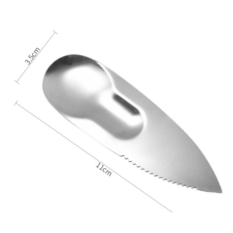 Кухонные принадлежности 2 в 1 киви копать ложка нож-Лопатка для фруктов Овощечистка резак