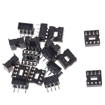 

20 x 8 Pin 2.54mm Pitch IC Sockets Solder Type Adaptor