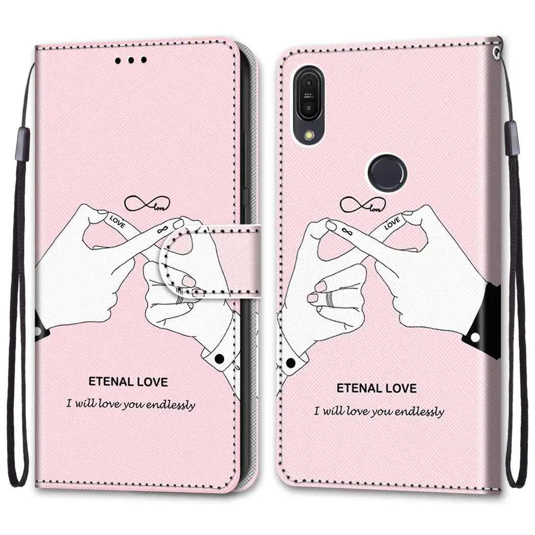 3 Luxury Phone Case for Asus ZenFone Max M1 ZB555KL Plus ZB570TL Pro ZB601KL M2 ZB631KL ZB633KL Case Leather Wallet Flip Cover - Цвет: 3