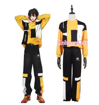 Аниме дивизия рэп битва DRB Yamada Saburo extratewardrobe01 Анан косплей костюм, унисекс ежедневный костюм H - Цвет: Male