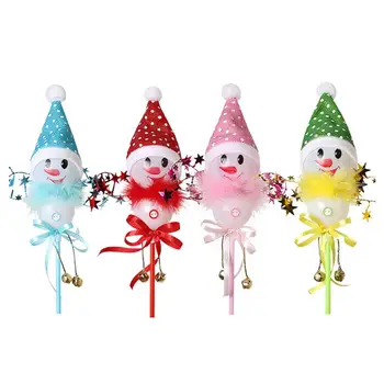 

4pcs Snowman Glow Sticks Christmas Glow Sticks Christmas Snowman Glow Sticks Luminous Snowman Glow Sticks