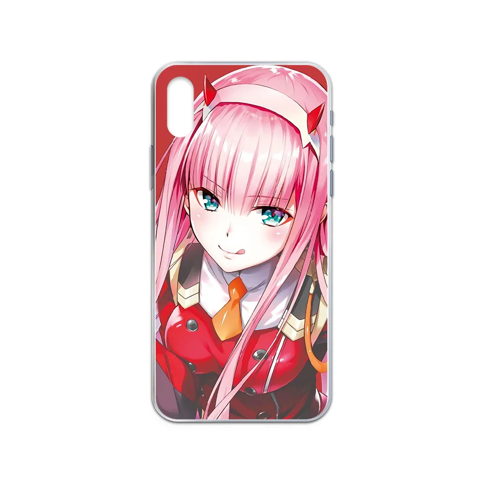 DARLING in the FRANXX Japan чехол для телефона iphone 4 4S 5 5C 5S 6 6S PLUS 7 8 X XR XS 11 PRO SE 2020 MAX прозрачный