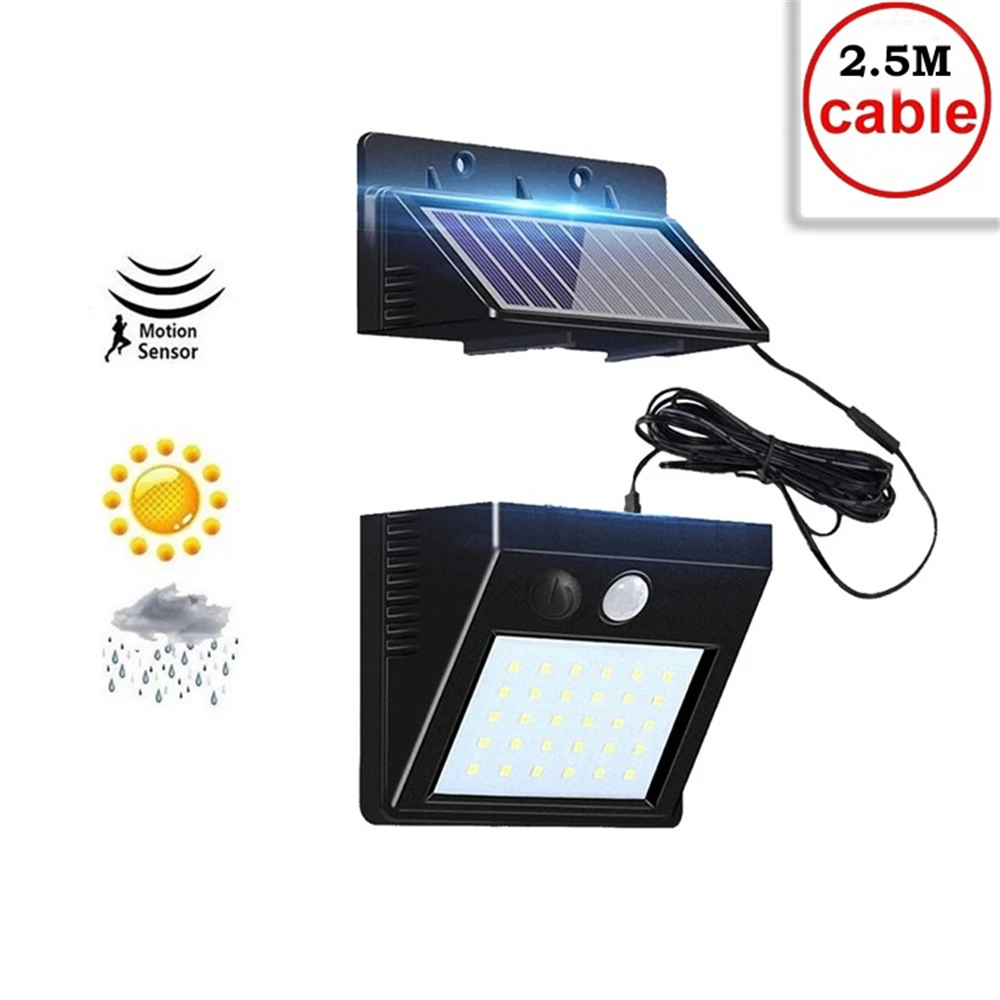 

Solar Garden Light 30 LED Solar Powered PIR Motion Sensor Lamp Waterproof Outdoor Lighting Decoration Lights Wireless Wall Lamp
