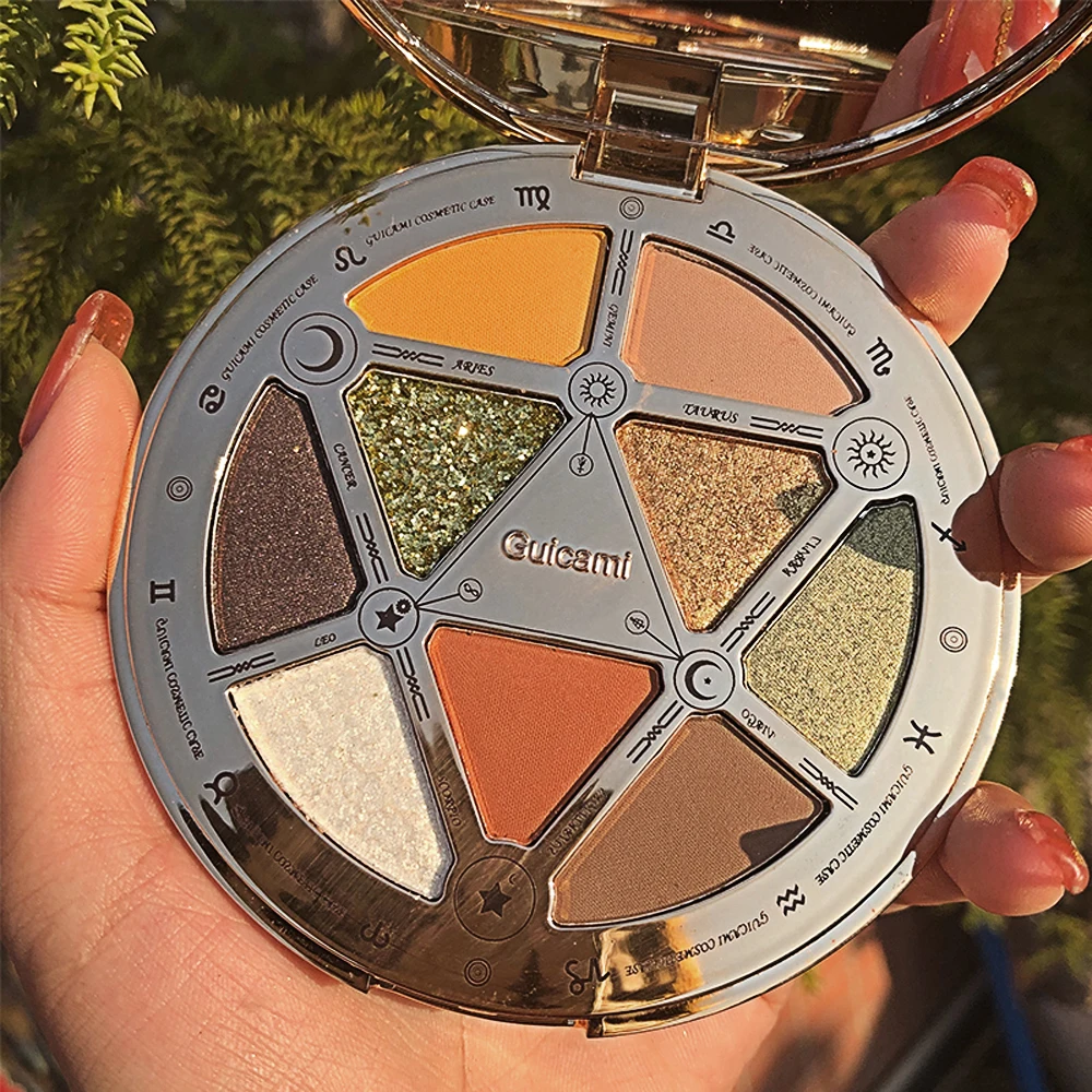 GUICAMI Matte Pearlescent Eye Shadow Waterproof Palette Easy to Color Eyeshadow Beauty Makeup Eye Cosmetic Lucky Coin Eyeshadow GUICAMI Matte Pearlescent Eye Shadow Waterproof Palette Easy to Color Eyeshadow Beauty Makeup Eye Cosmetic Lucky Coin Eyeshadow