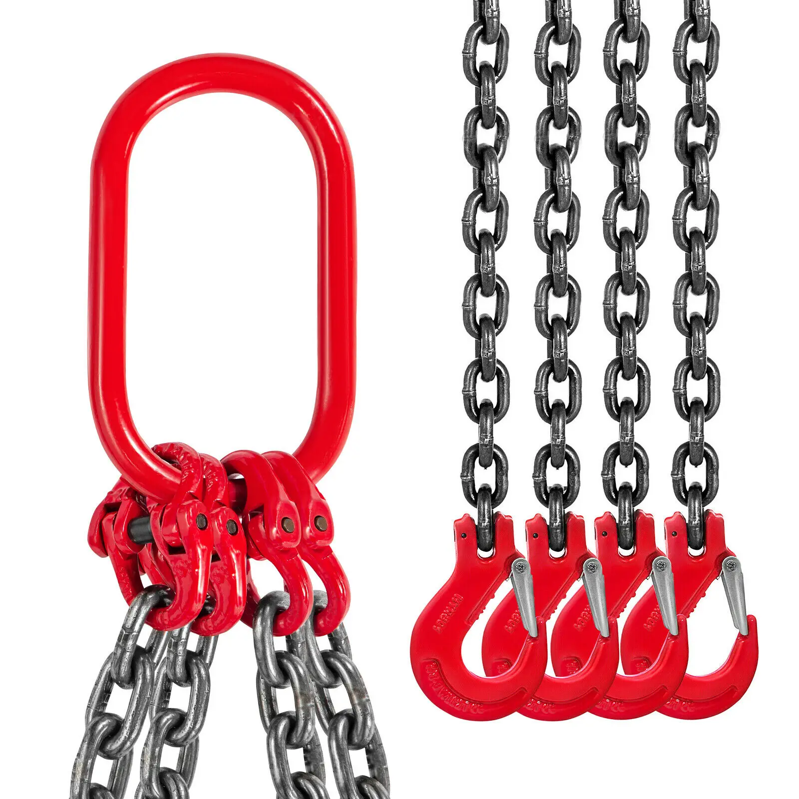 5/8" x 5' G80 Chain Lifting Sling with Sling Hook Single Leg 