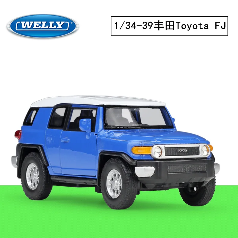 1/36 масштаб пикапа SUV металлическая литая модель автомобиля оттягивающийся автомобиль подарок на день рождения/Рождество - Цвет: FJ-B