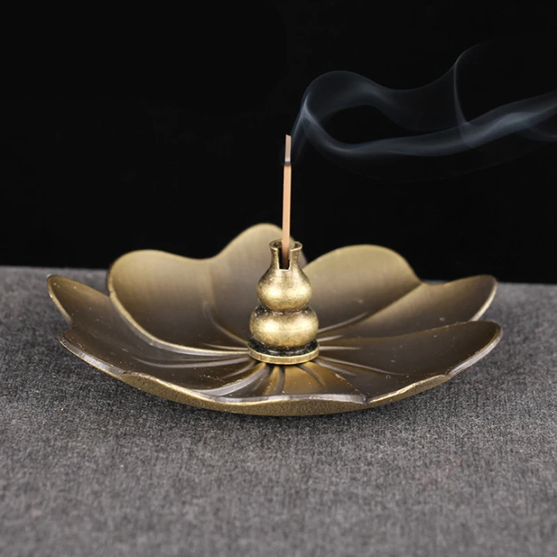 

oil burner incense burner Metal Stick Coil Incense Holder Plate Burner Ash Catcher Joss-stick Holder quemador de incienso