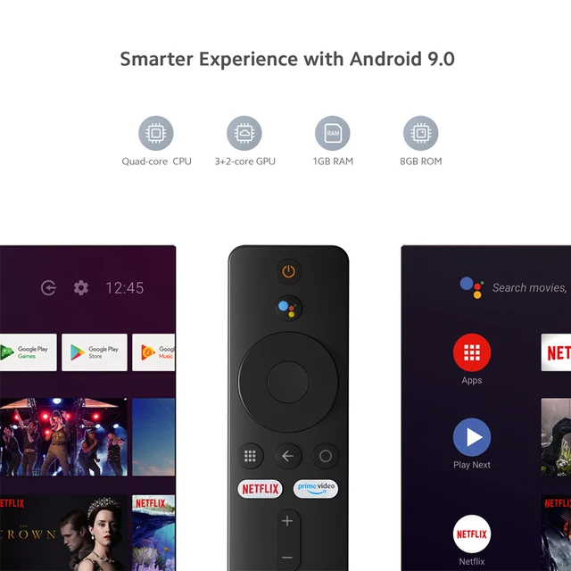 Global Version Xiaomi Mi TV Stick Android TV 9.0 Quad-core 1080P Dolby DTS  HD Audio Decoding 1GB 8GB Google Assistant Netflix