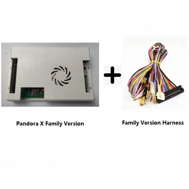 IYO Pandora Box X 2600 в 1 Ретро аркадные игры печатная плата 8* 3D игры+ 2592* 2D игры HDMI VGA выход материнская плата - Цвет: Pandora X Wire Set