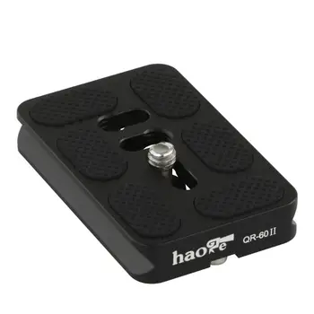 

Haoge 60mm Metal Universal Quick Release Plate Fits Arca-Swiss Standard for Tripod Ballhead Panoramic Head Ball Head Clamp