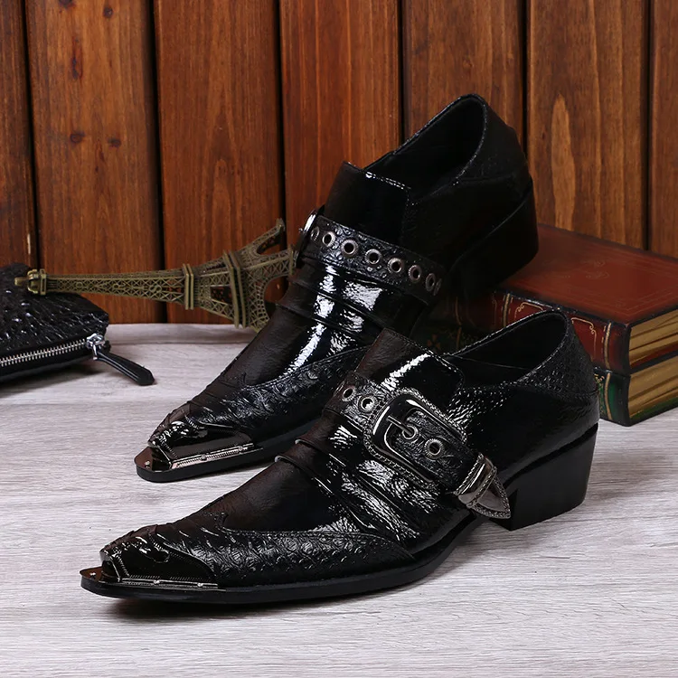 

Loafers Korean Style Men Shoe Pointed Toe Casual Genuine Leather Full Grain Leather Cow Leather Slip-on Gostinshoes Handmade