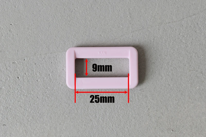 50 sets strong plastic side release buckle belt buckle D rings 25mm clip clasp straps bag luggage DIY dog cat collar accessories