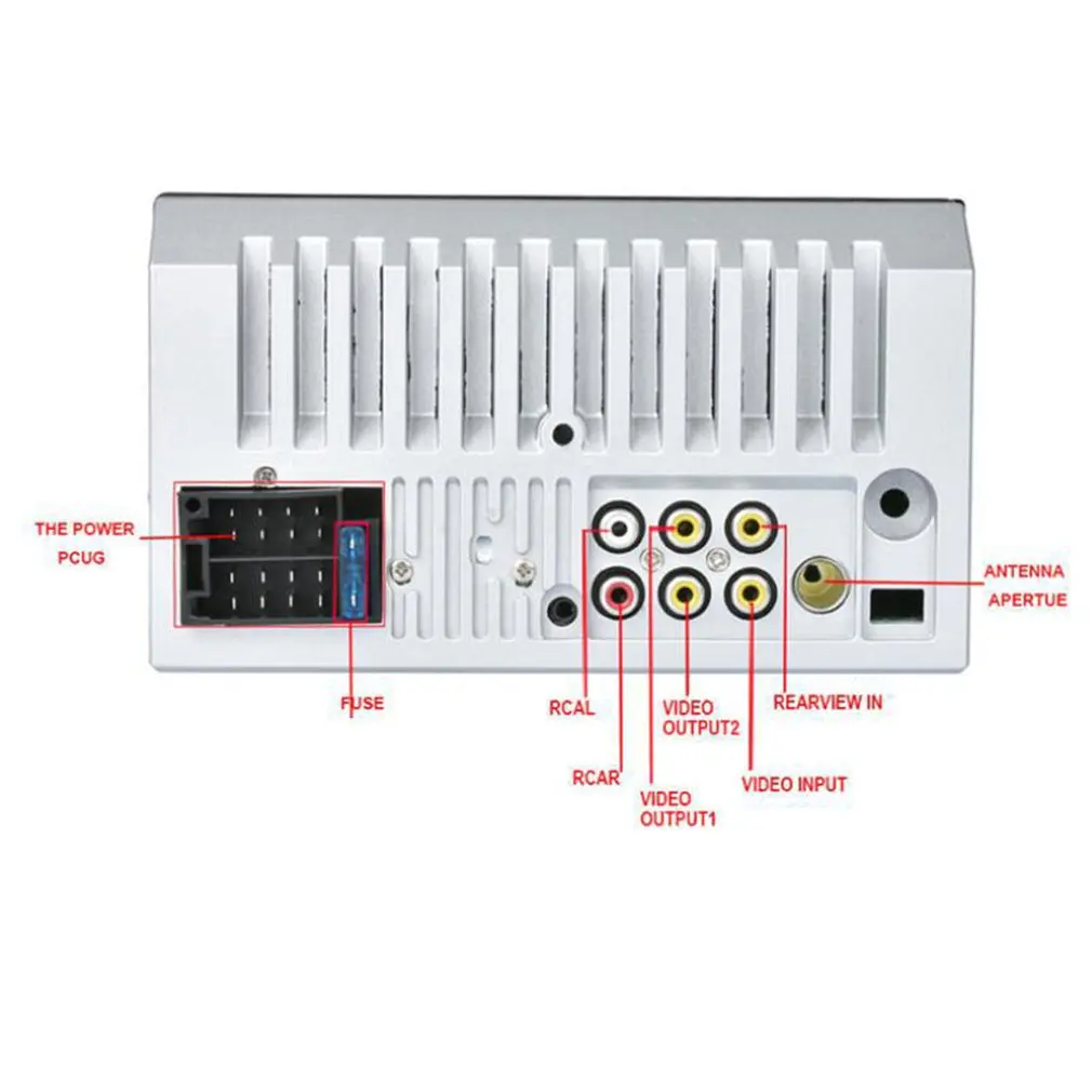 Подключение активного сабвуфера к китайской магнитоле 7010b - 95 фото