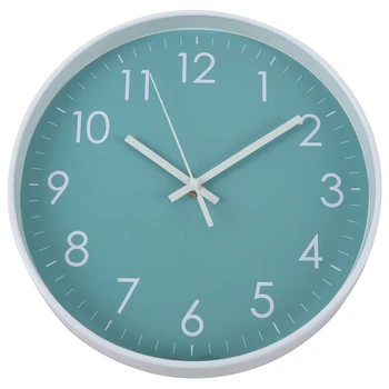 

Modern Simple Wall Clock Indoor Non-Ticking Silent Movement Wall Clock For Office,Bathroom,Livingroom Decorative 10 Inch T