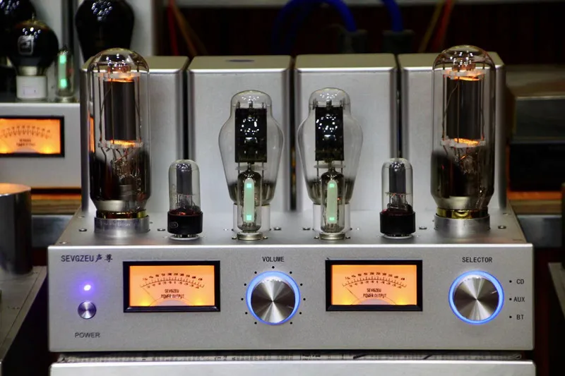 2021 HiFi лихорадка уровень двойной источника питания быка 300B пуш-ап 845 Серебро