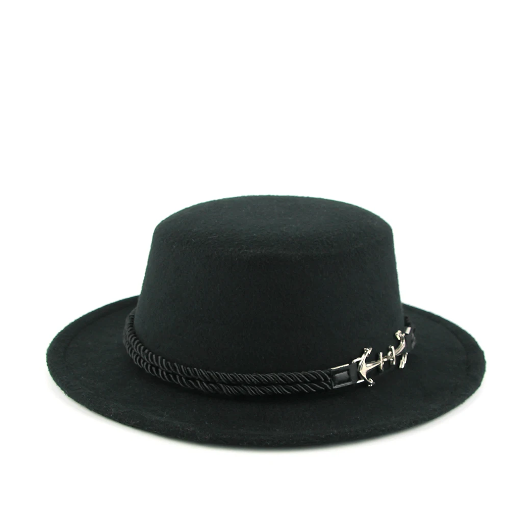 Женская Фетровая Шляпа Fedora, зимние шляпы с широкими полями, осенняя мода, церковная женская имитация шерсти, мужская фетровая шляпа, джазовая шляпа-котелок