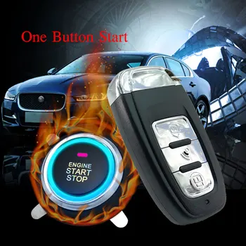 

ccar accessories PKE keyless entry system remote starters central locking universal auto start car start stop button car alarm