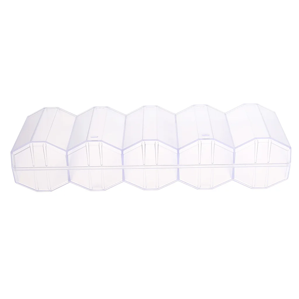 Portable 100 Chips Poker Chip Tray Box W/ Lid For Casino Game 24 X 8 X 5cm