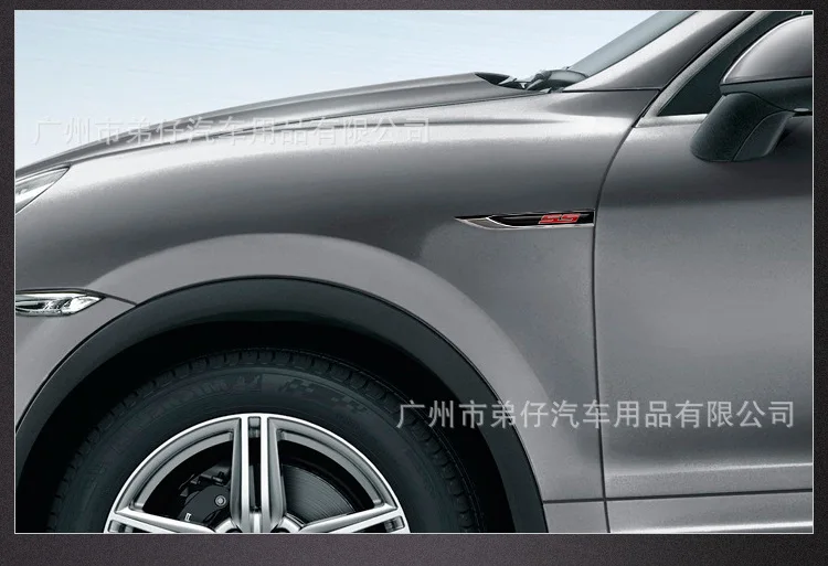Автомобиля модифицированные металлические лезвия листья Chevrolet SS модифицированные универсальные боковые этикетки Спортивная декоративная наклейка для автомобиля