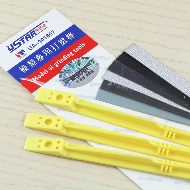U STAR UA 91607 мини шлифовальный инструмент с 5 шт самоклеящимися наждачной бумагой #600