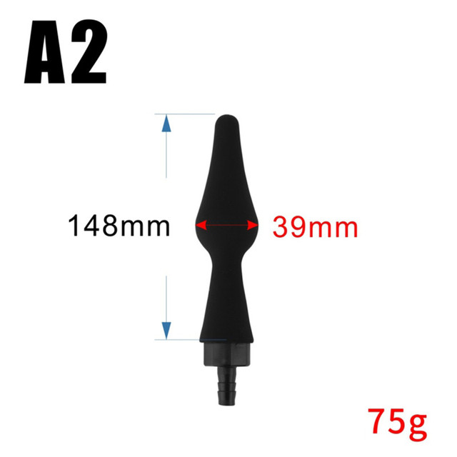 Shower Enema Anal Cleaning Anus Vaginal Cleaner Douche Silicone Nozzle Toilet Bidet Shower Tip Portable Bidet sprayer