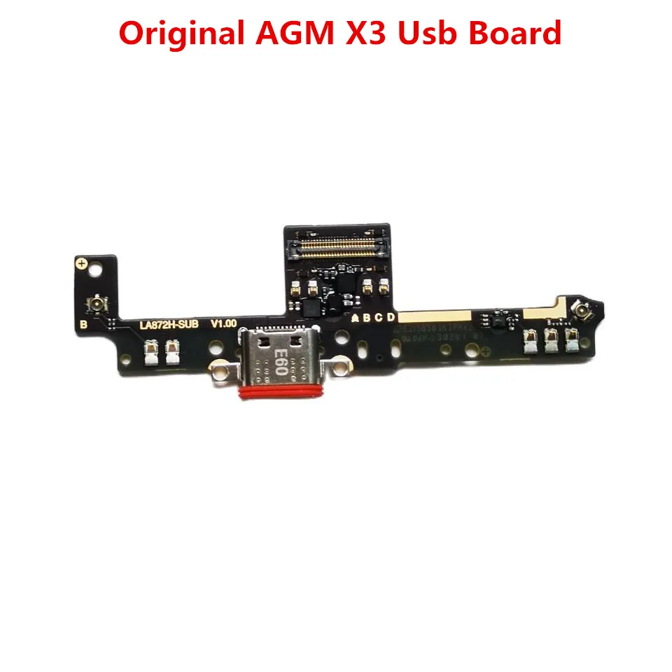 

Оригинальная плата зарядного устройства AGM X3 с USB-разъемом, модуль платы зарядного устройства с USB-разъемом, для ремонта, фиксации, замена