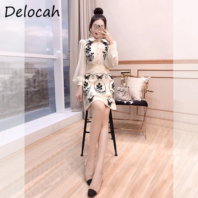 Delocah Women Fashion Autumn Designer Short