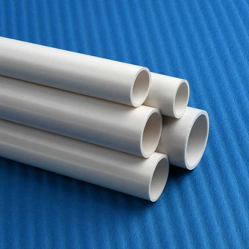 PVC Pipe Fittings Plastic Tube Outer Diameter 20-63mm White PVC Pipe Length 50cm for Agriculture Garden Irrigation Aquarium Fish Tank Water Tube Plumbing Fitting