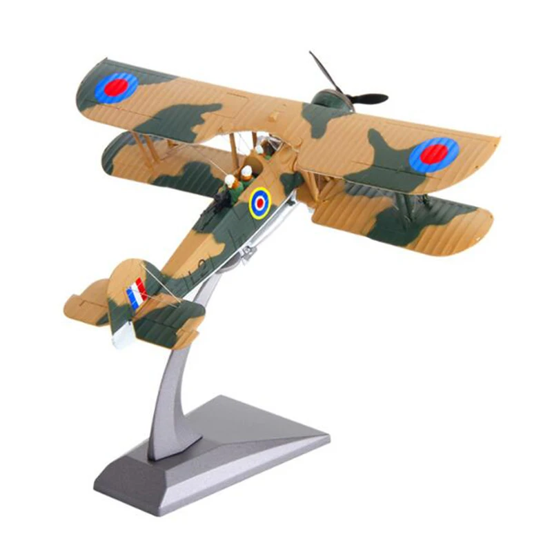 1/72 весы Англия Классический ретро реактивный истребитель Темно-Синяя армия меч рыбы самолет Статическая модель самолета взрослые военные украшения игрушки
